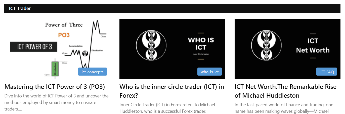 ICT Trader คือใคร